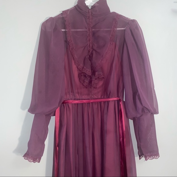 One of a Kind Vintage Victorian Style Dress! - Picture 6 of 8